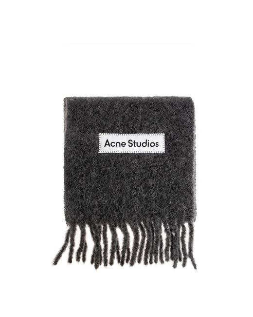Acne Black Winter Scarves