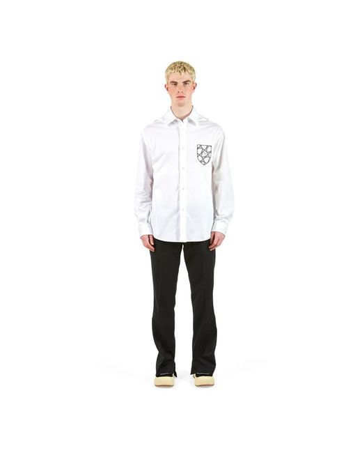 Philippe Model White Casual Shirts for men