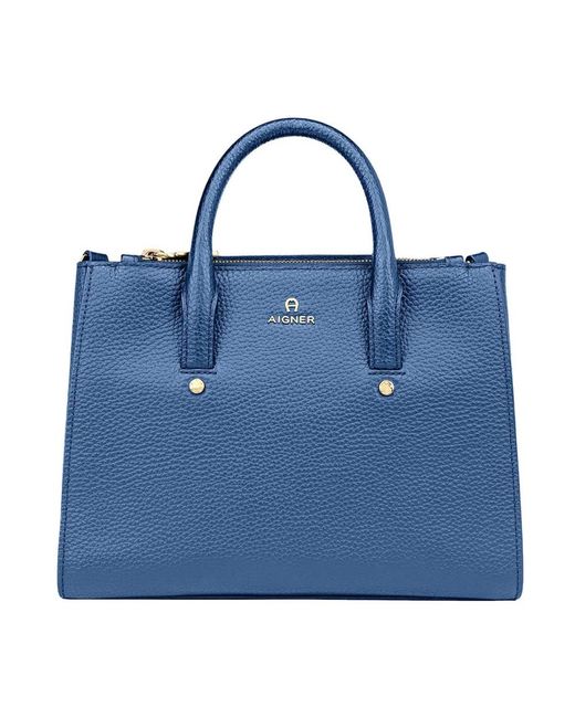 Aigner Gestructureerde Handtas in het Blue