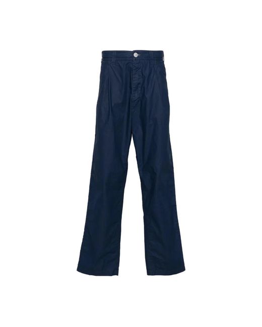 Trousers > wide trousers Stone Island pour homme en coloris Blue