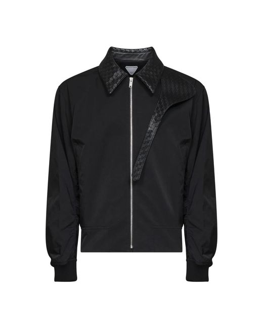 Bottega Veneta Black Bomber Jackets for men