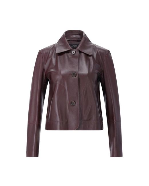 Leather Jackets Arma en coloris Purple