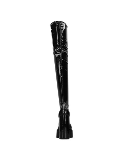 3Juin Black Over-The-Knee Boots