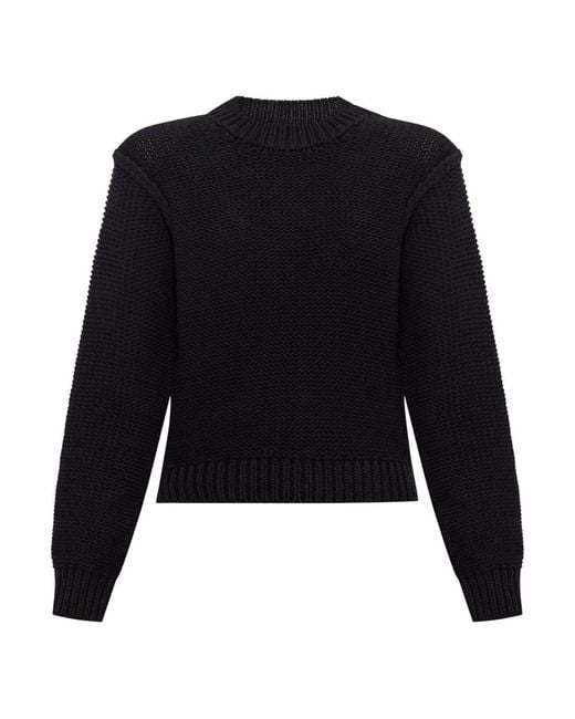 A.P.C. Black Round-Neck Knitwear