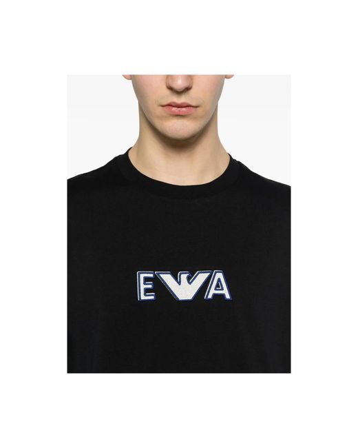 Emporio Armani Black T-Shirts for men