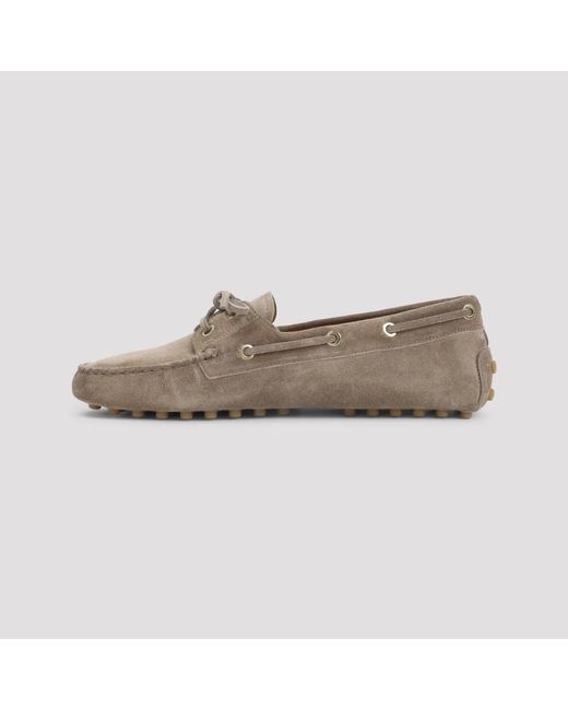 Tod's Gray Loafers