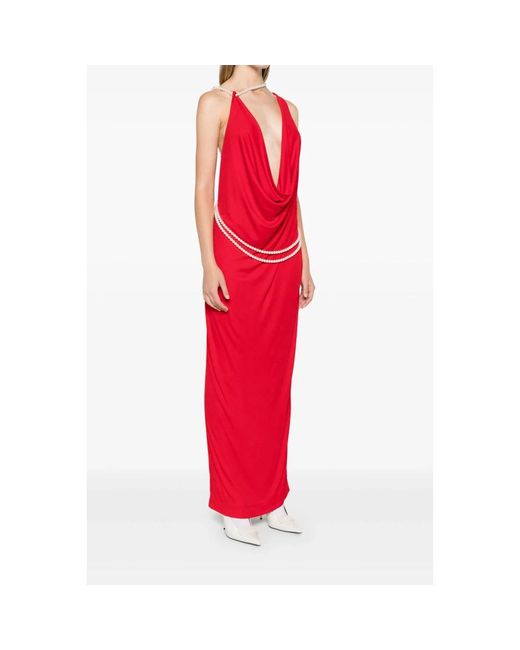 Moschino Red Maxi Dresses