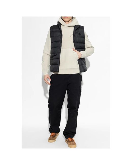 Moncler Jassen ,Blauw ,Leer Lechtal Down Vest in het Black voor heren
