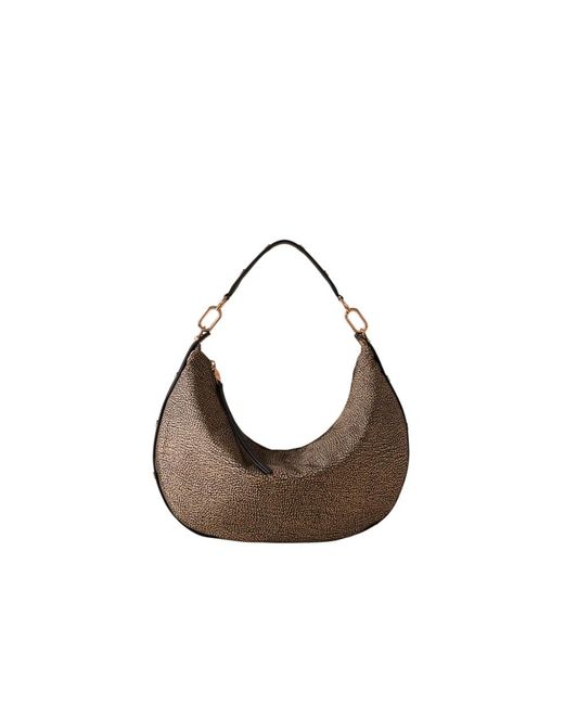 Borbonese Metallic Shoulder Bags