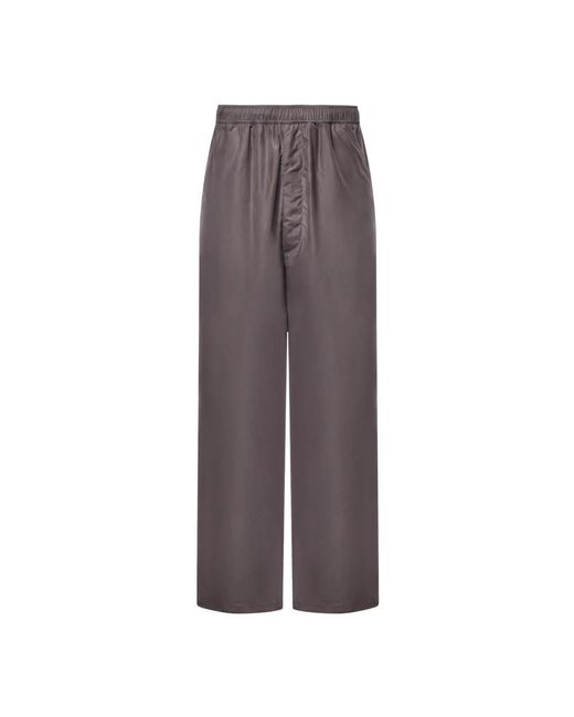 MM6 by Maison Margiela Brown Wide Trousers for men