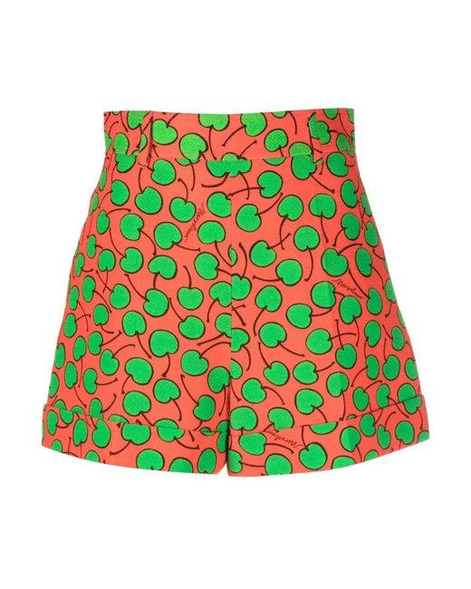 Moschino Green Short Shorts