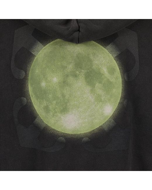 Off-White c/o Virgil Abloh Super moon hoodie in Black für Herren