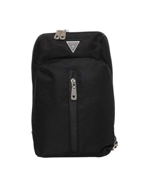 Guess Black Cross Body Bags for men