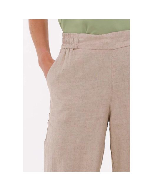 Fiveunits Broeken ,Wijde Broek Linea 763 Zand in het Natural