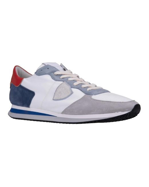 Philippe Model Blue Sneakers for men