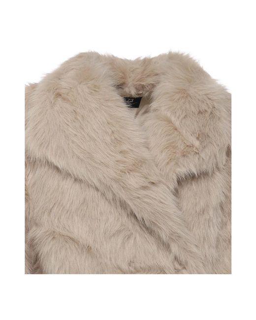 V73 Natural Faux Fur & Shearling Jackets