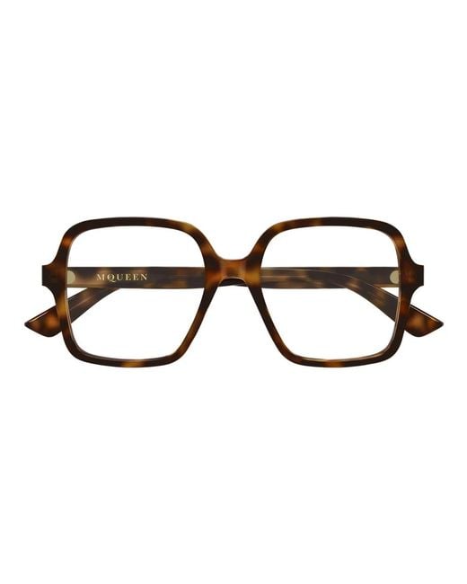 Alexander McQueen Brown Glasses