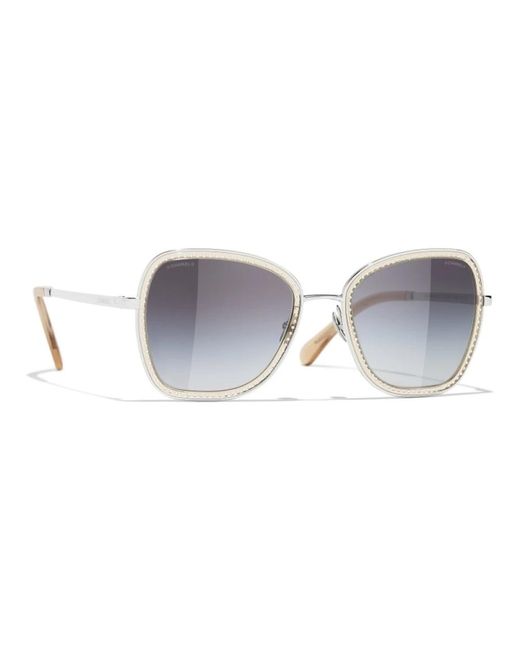 Chanel Gray Sunglasses