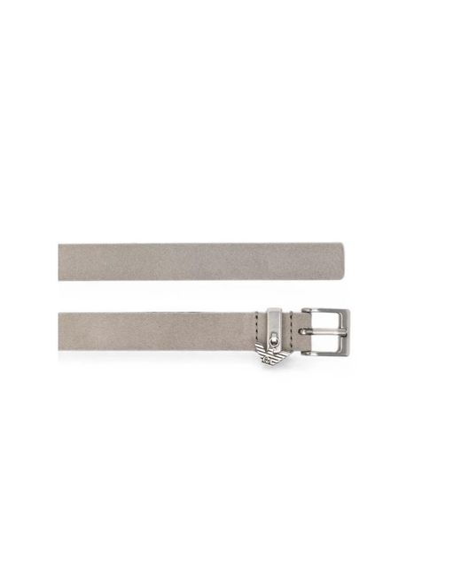 Emporio Armani Gray Belts
