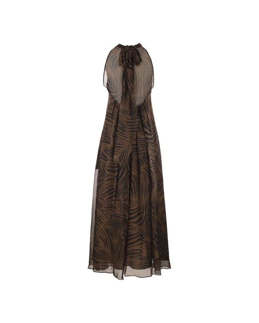 Max Mara Brown Maxi Dresses