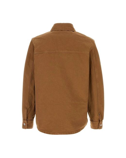 A.P.C. Brown Casual Shirts for men