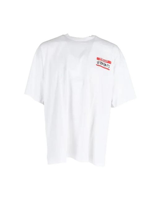 Tops > t-shirts Vetements pour homme en coloris White