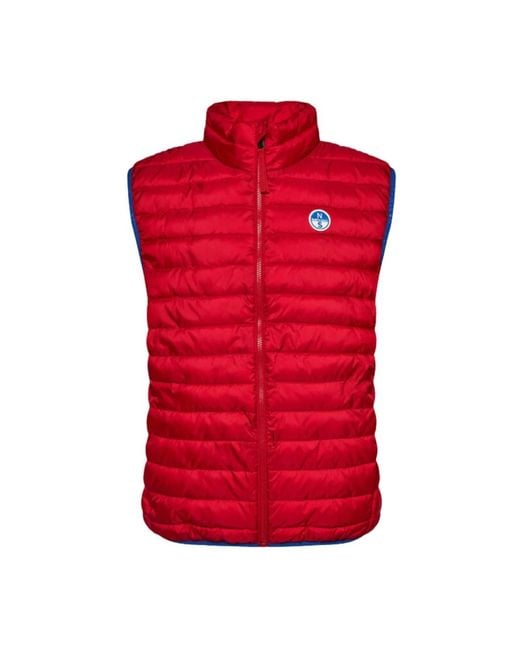 North Sails Red Waistcoats for men