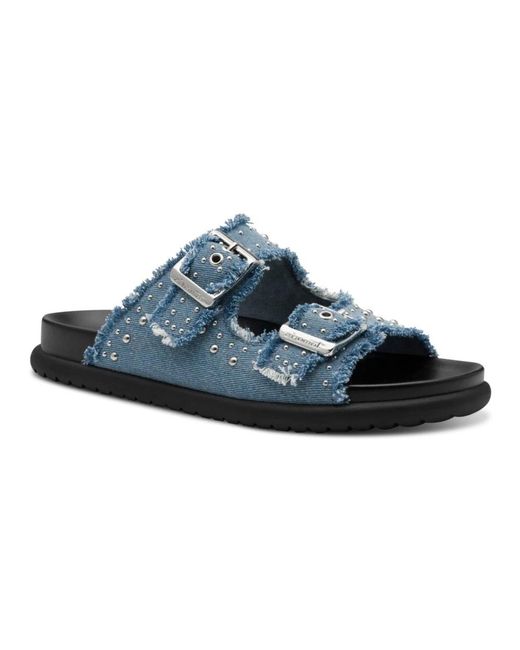 Tamaris Blue Sliders