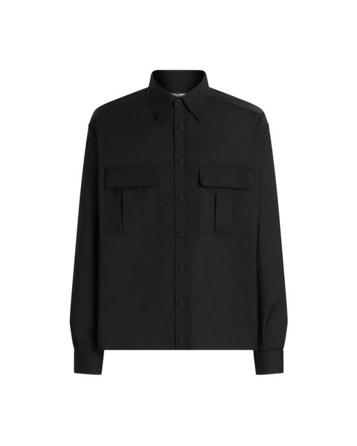 Dolce & Gabbana Black Casual Shirts for men