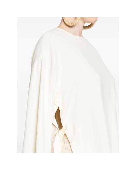 Erika Cavallini Semi Couture White Blouses