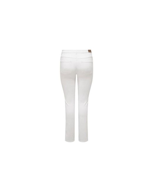 Only Carmakoma White Skinny Jeans