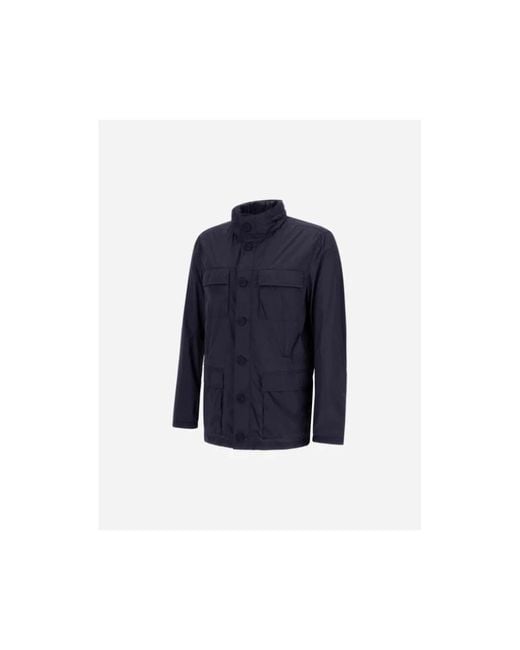 Herno Ultralight Field Jacket in het Blue voor heren