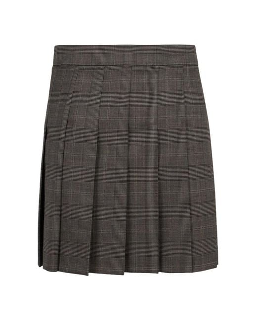 Max Mara Gray Short Skirts