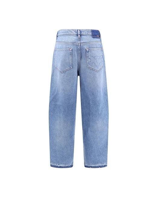 Pinko Blue Loose-Fit Jeans