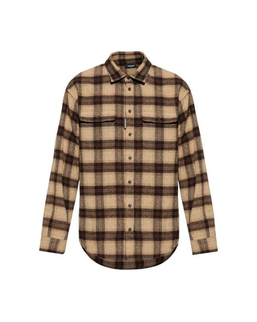 DSquared² Brown Casual Shirts for men