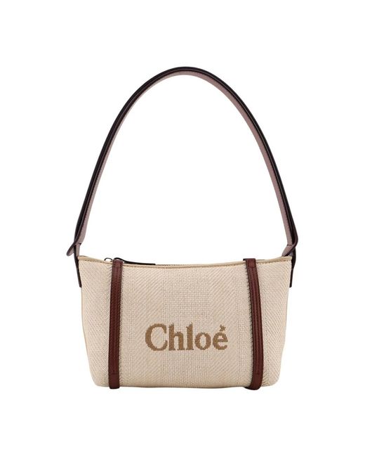 Chloé Shoulder Bags in het Natural