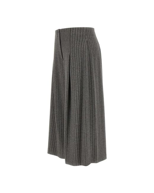 Elena Miro Gray Cropped Trousers