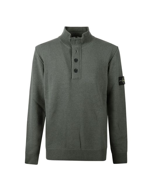 Stone Island Green Turtlenecks for men