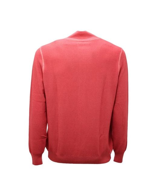 Gran Sasso Red Cardigans for men