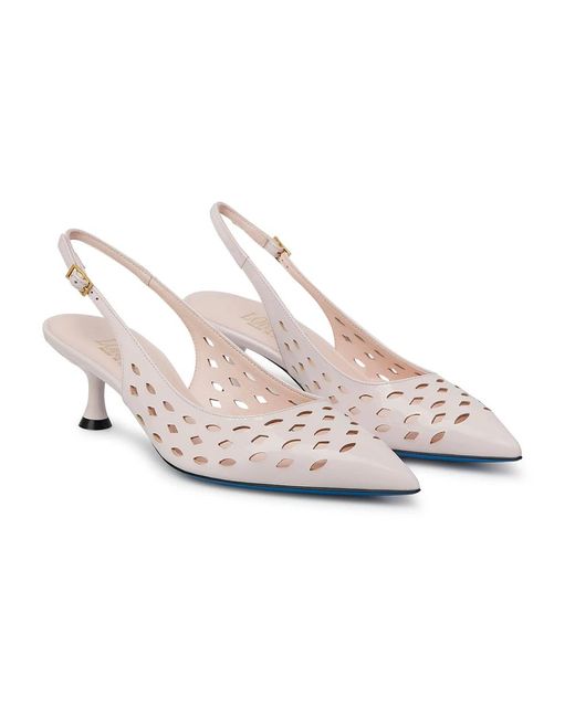 Loriblu Schoenen ,Roze ,Slingback in het White