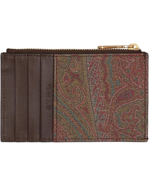 Etro Brown Wallets & Cardholders
