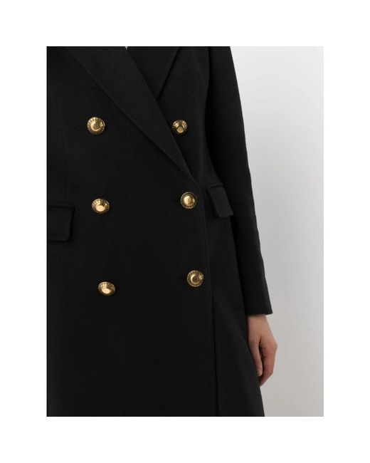 Tagliatore Black Double-Breasted Coats