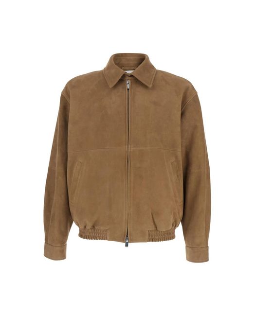 TONYWACK Brown Bomber Jackets for men