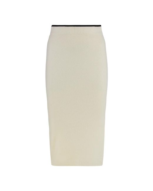 Pinko Natural Midi Skirts