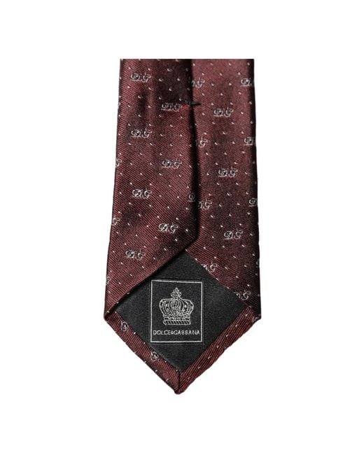 Dolce & Gabbana Purple Ties for men