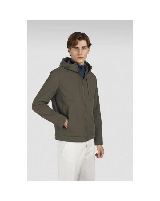 Light Jackets di Paul & Shark in Green da Uomo
