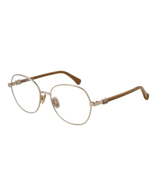 Max Mara Mm5034 Optical Frame in het Metallic