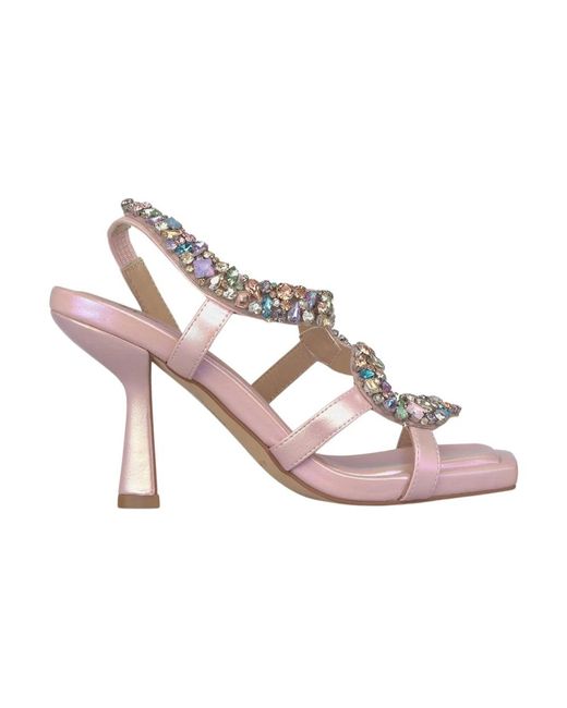 High Heel Sandals Alma En Pena. de color Pink