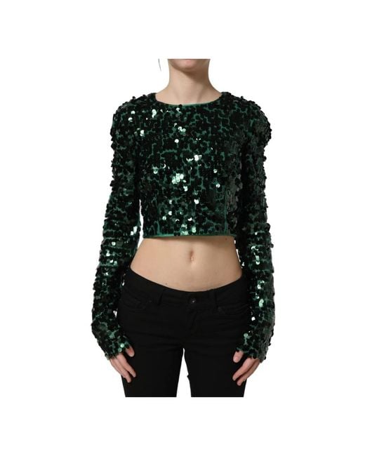 Dolce & Gabbana Black Blouses