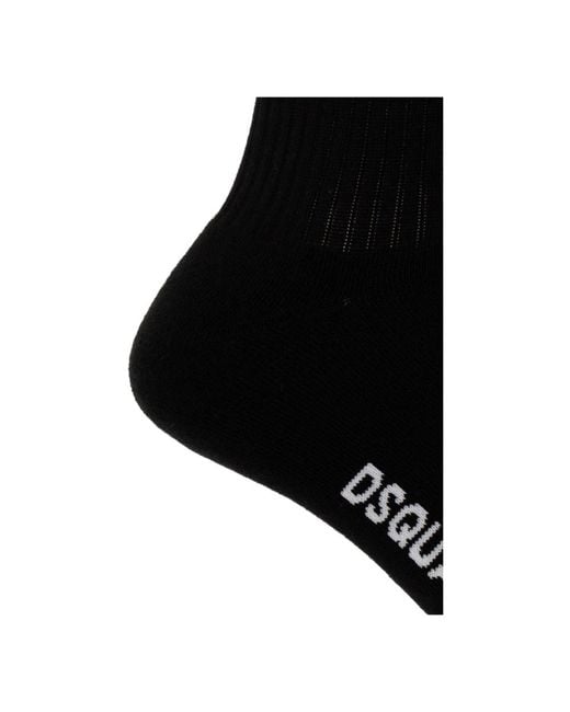 DSquared² Baumwollsocken mit Logo in Black für Herren